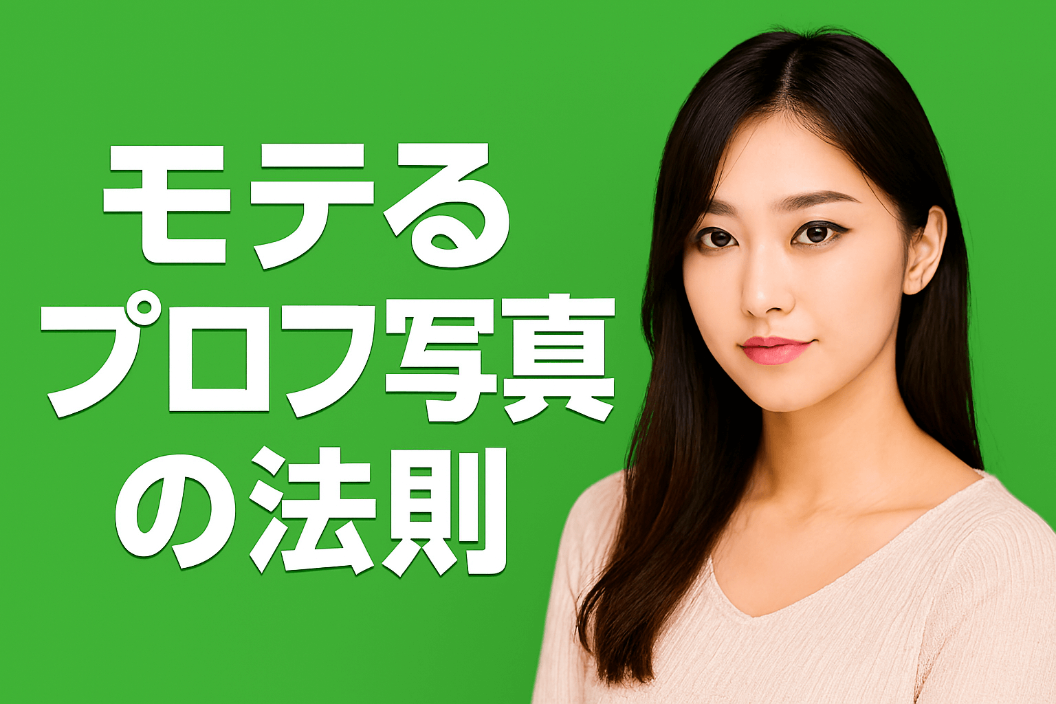 モテるプロフ写真