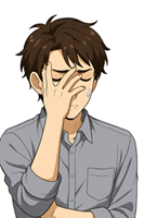 悩む男性
